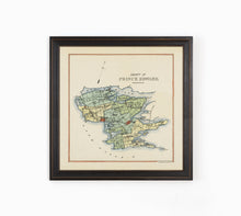 Prince Edward County Map - 1853