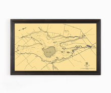 Balsam Lake Bathymetry Map