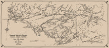 Quetico Forest Region & Rainy Lake Reserve Map - 1919 Canadian Northern Railway Map