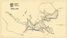 Drag Lake - Bathymetry Map - Haliburton Highlands