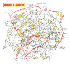 Haliburton Highlands 1960's Map