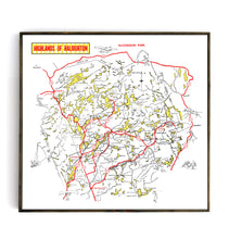 Haliburton Highlands 1960's Map