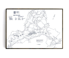 Lake of Bays Bathymetric Map