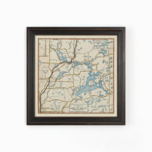 Lake of Bays - Grand Trunk Railway Map from 1903