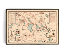 Trails of Limberlost Lodge Map from 1939