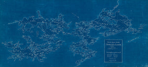 Muskoka Lakes Map - 1948 Motor Boat Guide