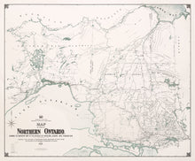 Northern Ontario - 1901 Department of Crown Land Survey Map