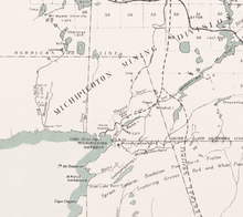 Northern Ontario - 1901 Department of Crown Land Survey Map