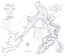 Chandos Lake - Bathymetry Map - North Kawartha