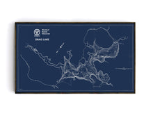 Drag Lake - Bathymetry Map - Haliburton Highlands