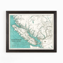 Vancouver Island & Adjacent Mainland Map