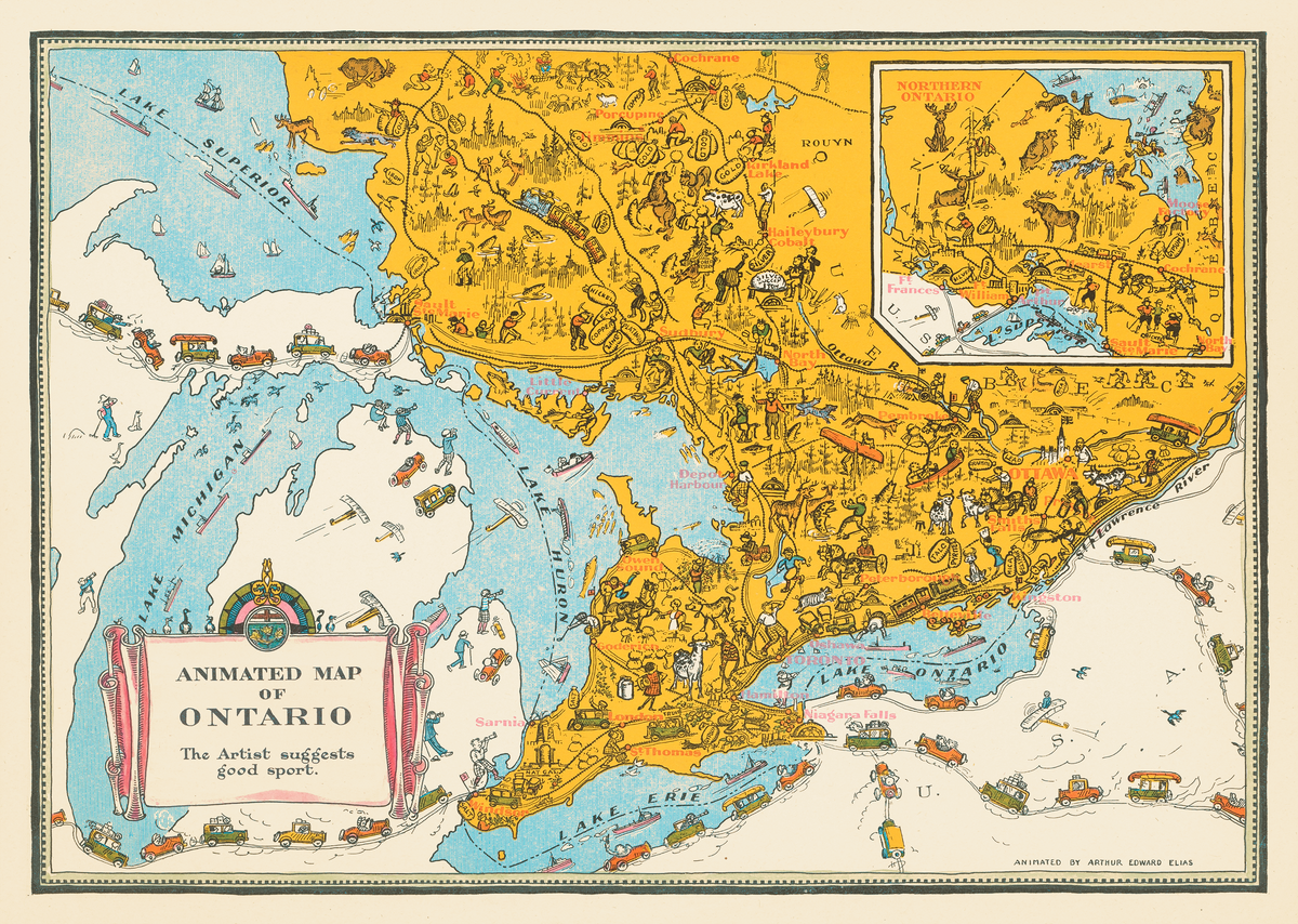 Animated Map of Ontario – Grand Trunk Trading Company