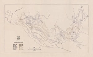 Anstruther Lake - Bathymetry Map - North Kawartha
