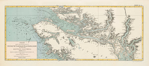 North Vancouver Island - 1870 map by Sir Sandford Fleming