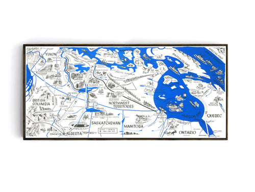 Animated Map of Northern Canada