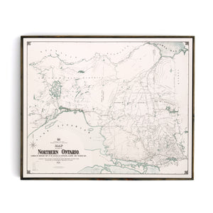 Northern Ontario - 1901 Department of Crown Land Survey Map