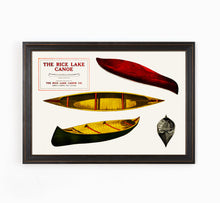 Rice Lake Canoe Company Catalog Print